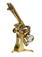 Large binocular by Ross; about 1860