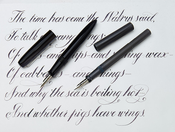 Desiderata pens with Z nibs